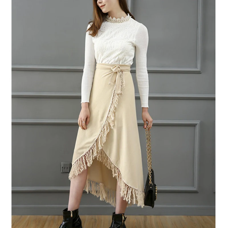 Hüftrock mit Fransen – verleiht jedem Outfit einen trendigen Look. Perfekt für Festivals, Partys oder einen Boho-Chic-Style. — foto 1