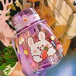 Vaso Grande de Paja INS para Niñas con Diseño Atractivo y Gran Capacidad Ideal para Hidratación Diaria y Uso Versátil — foto 4