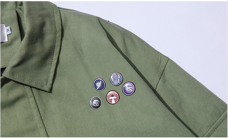 Title 6, Retro Multi-pocket Tooling Jacket for Men, Stre...