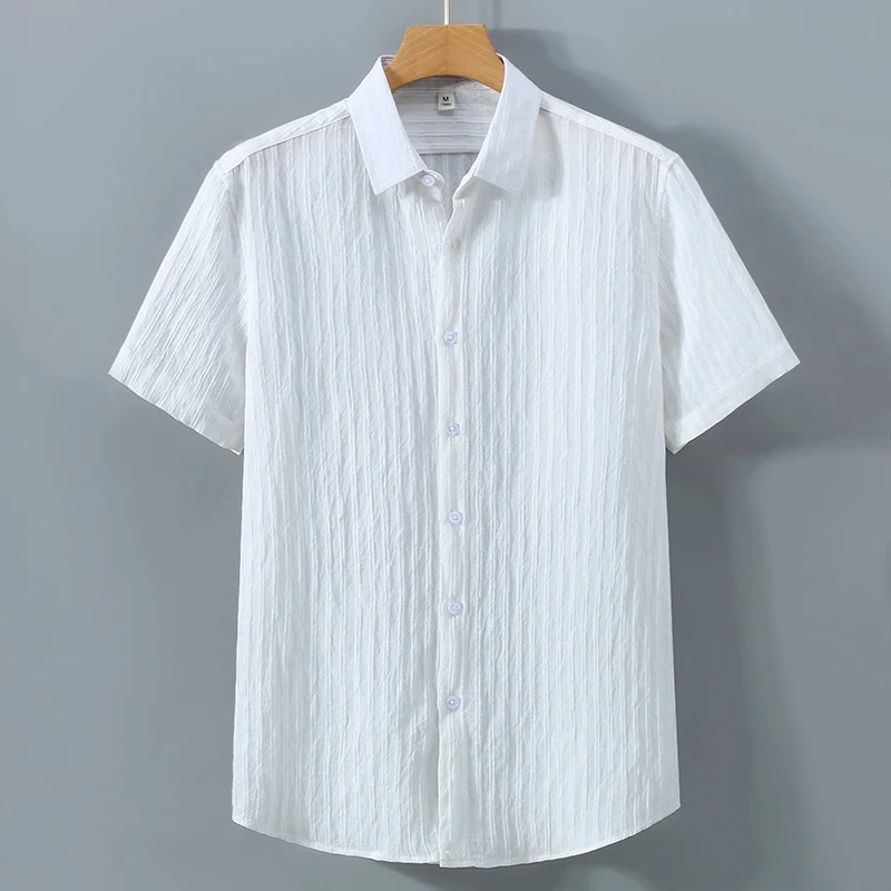Camicia Uomo Antisolare Cotone Morbido Traspirante, Protezione UV e Comfort Estivo, Leggera e Perfetta per Attività all'Aperto. — foto 8