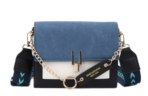 Bolsa Feminina Coreana Fashion, Estilo Mensageiro, Ombro Único, Quadrada Pequena, Acabamento Fosco, Versátil e Charmosa. — foto 2