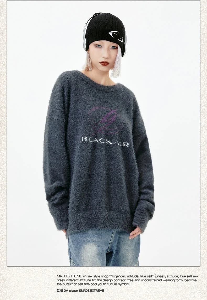 Title 14, American Street Lightning Letter Jacquard Lazy ...