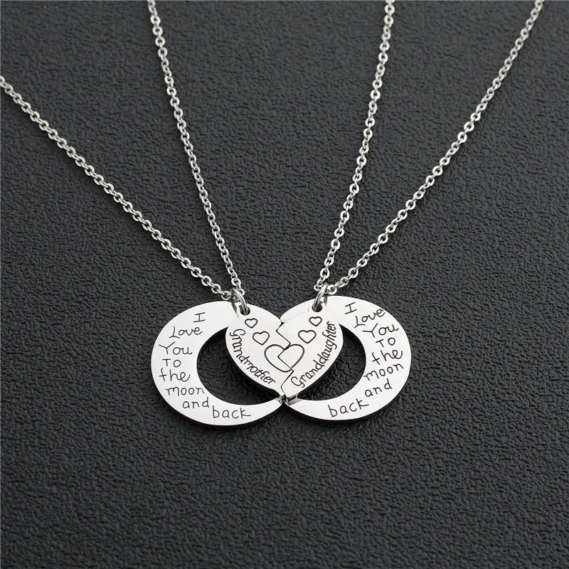 Colar com pingente de amor para casais, retrô e simples. Corrente elegante, presente perfeito para namorados, simboliza o amor. — foto 2