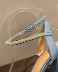Rhinestone Banquet Ladies Satin High Heels. Sparkle at your special event. Elegant party shoes for women. Comfortable, s — photo 9