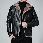 Slim Fit Lapel Plus Velvet Padded Jacket for a stylish and warm look. Experience superior comfort and exceptional style — photo 1