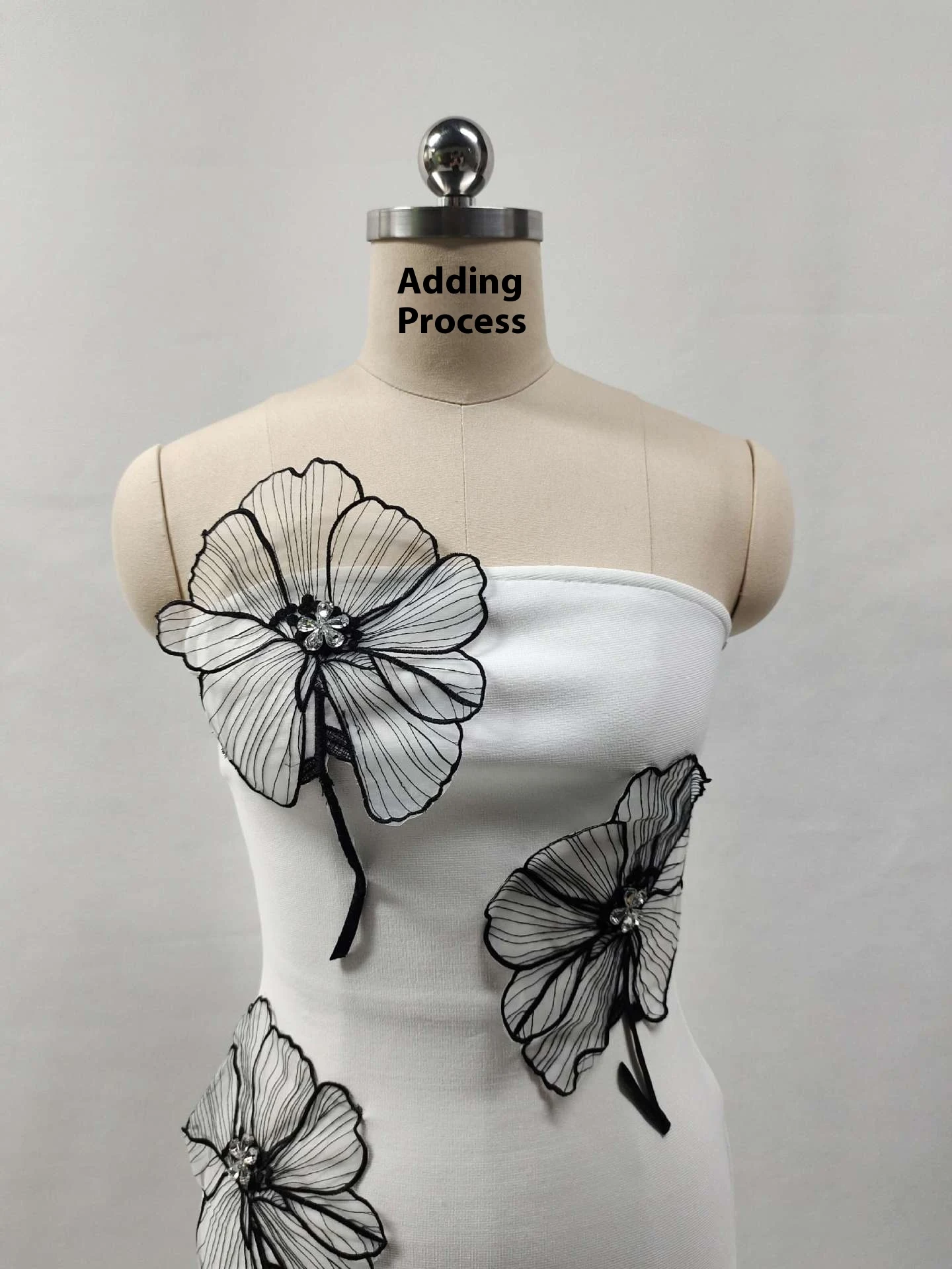 Title 3, Bandage Decals Elegant Slim Dress