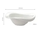French shaped salad plateB