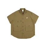 Men & Women's Trendy Retro Solid Color Design Casual Lapel Short Sleeve Shirts Perfect for Everyday Wear & Stylish Looks — photo 4