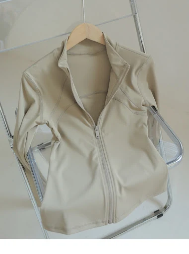 Title 6, Womens Zipped Stand Collar Sports Top. Provide...