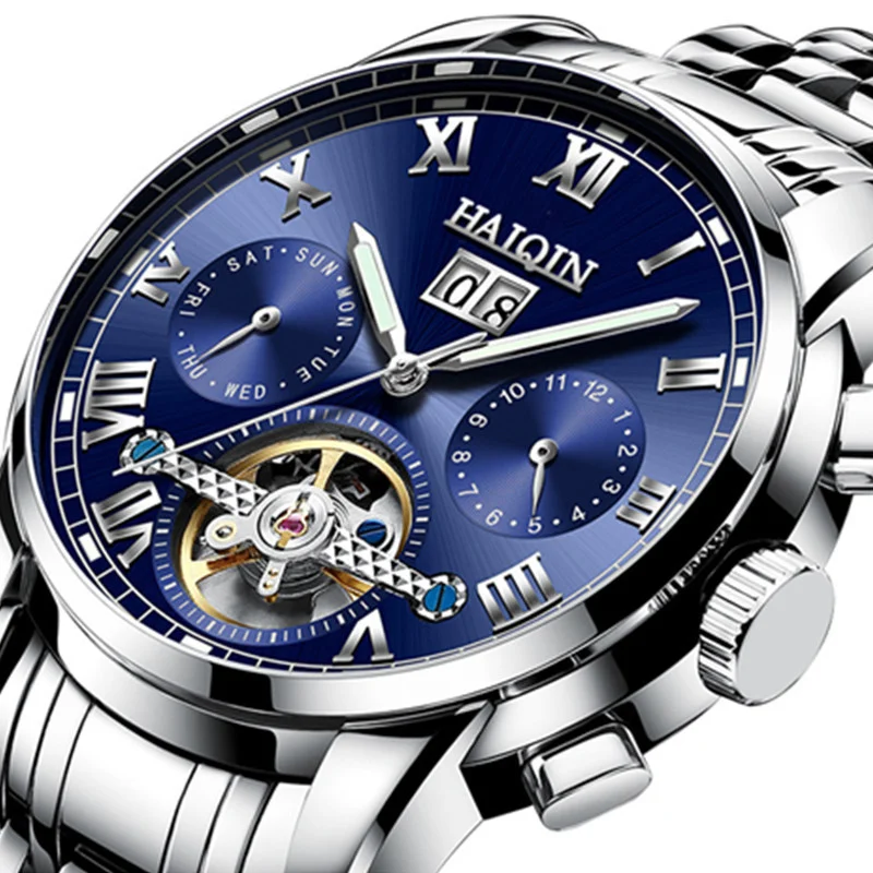 Title 5, Relógio Mecânico Automático Tourbillon Vazado L...