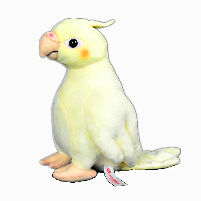 Title 5, Simulation Little Cockatiel Animal Plush Toy. R...