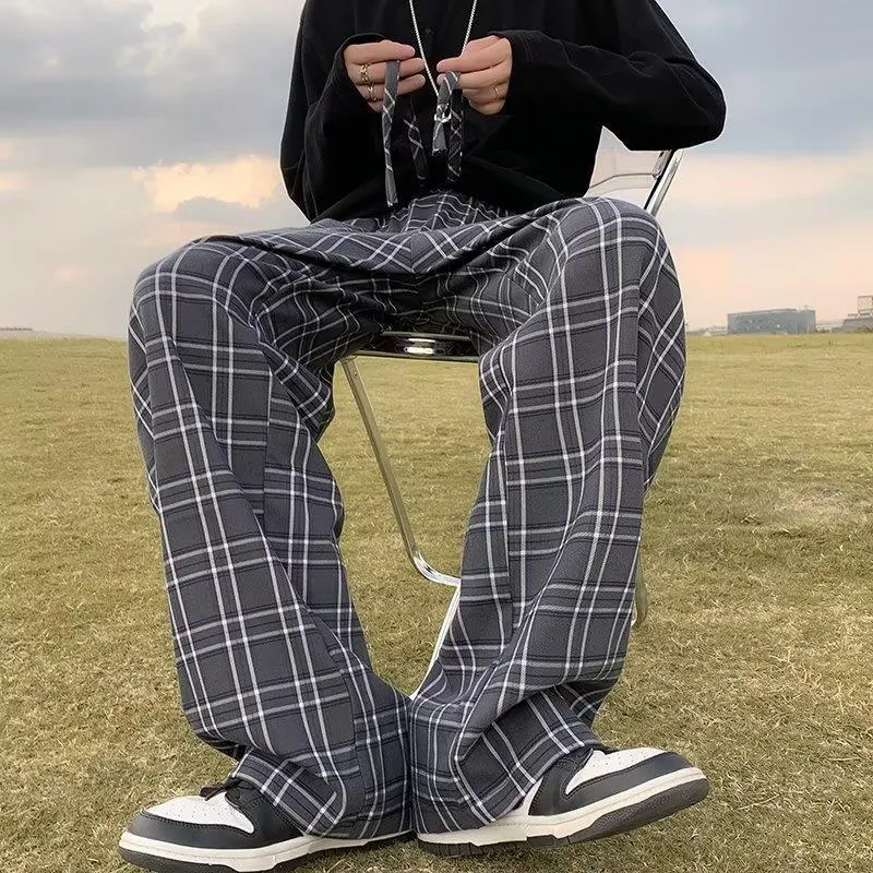 Title 20, Męskie spodnie w koreańskim stylu, modne i pasu...
