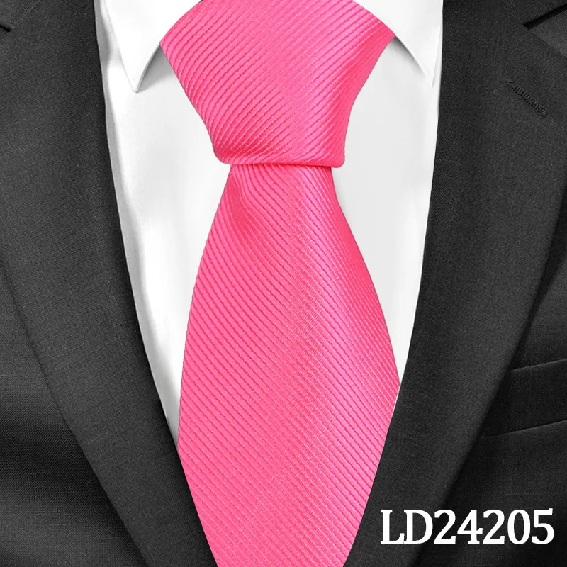 Title 3, Pinstripe Classic Plain Polyester Tie Set Fashi...