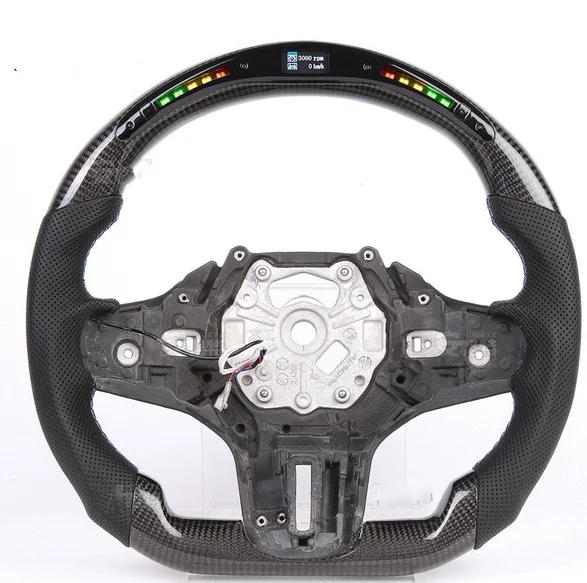 X3x5 Carbon Fiber Intelligent Multifunctional LED Car Sports Steering Wheel. Enhance your driving experience with smart — photo 6