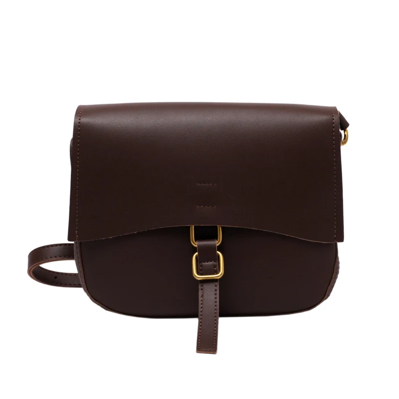 Title 5, Bolsa feminina de ombro único com fivela de met...