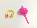 Acessórios para bonecas Fones de ouvido Patins Capacetes Acessórios de brinquedo Dê um toque especial e seguro às suas bonecas! — foto 3