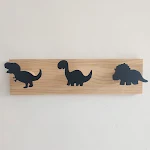 Simple and Creative Home Dinosaur Row Hook for keys, clothes and more. A fun way to organize your home and add a touch o — photo 3