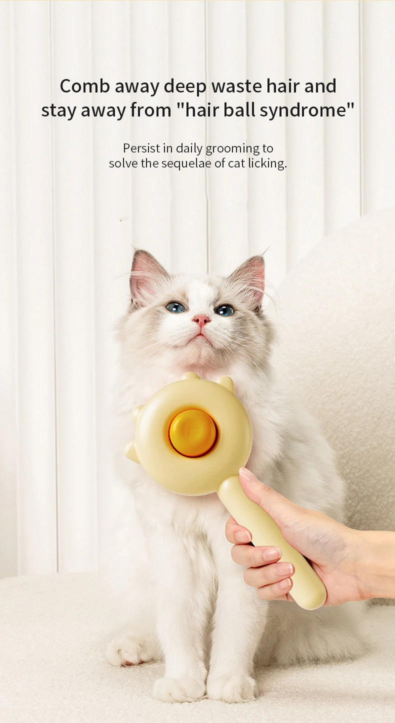 Title 3, Cat Brush Pet Grooming Brush for Cats Remove Ha...