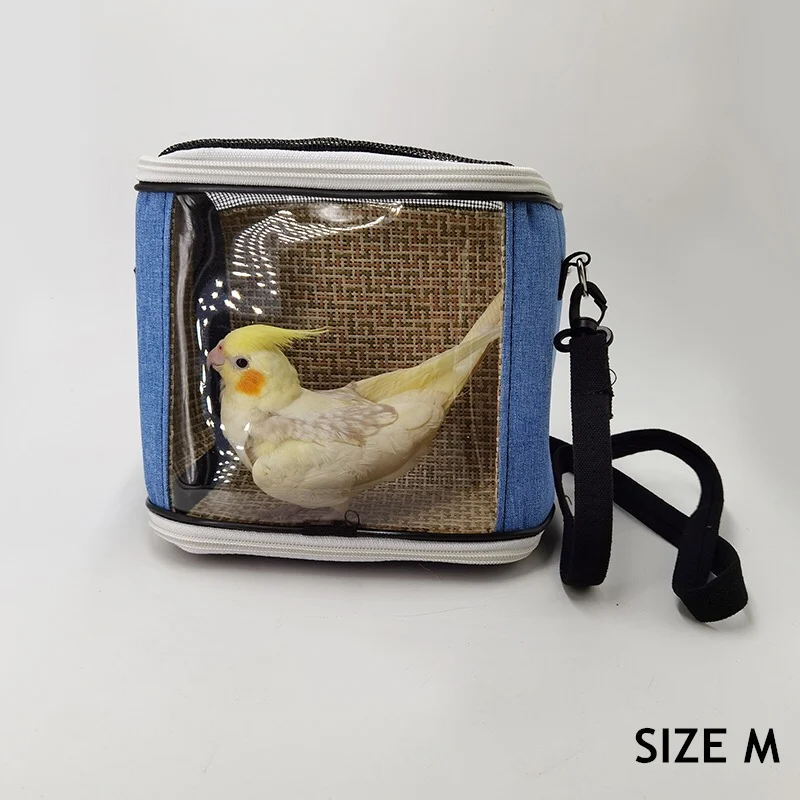 Title 2, Super Portable Pet Bird Cage Parrot Carrier Tra...