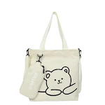 Bolsa Diagonal Infantil de Lona Casual para Crianças, Leve e Confortável, Ideal para o Dia a Dia, Perfeita para Escola, Passeios e Atividades. — foto 1
