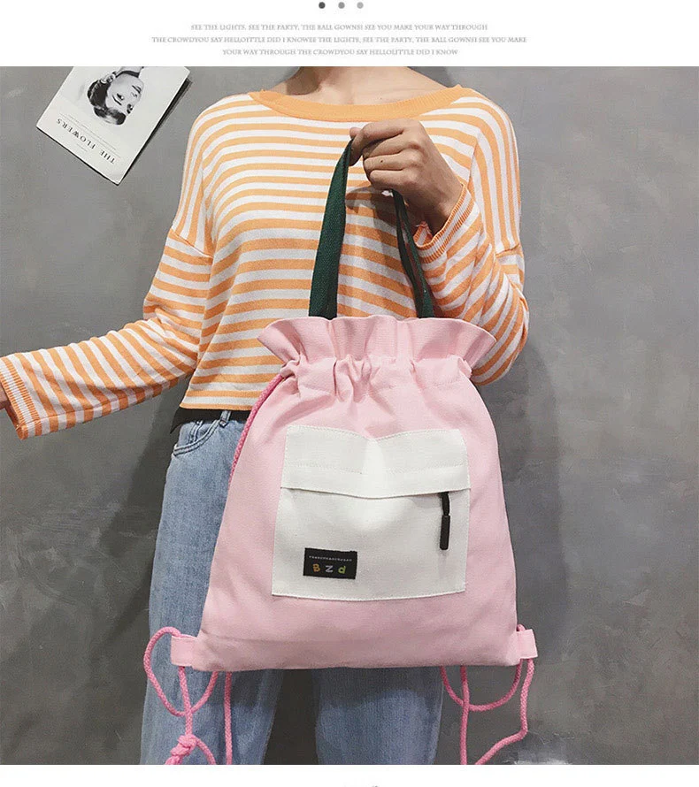 Title 11, Mochila casual grande com cordão, ideal para us...