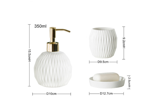 Title 1, Set bicchiere e tazza per collutorio da bagno n...