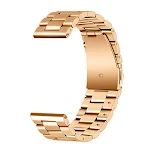 Relógio com pulseira de aço inoxidável de três elos. Design elegante e durável para uso diário. Conforto e estilo excepcionais. — foto 11