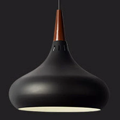 Title 6, Modern and Simple Single Head Solid Wood Chande...