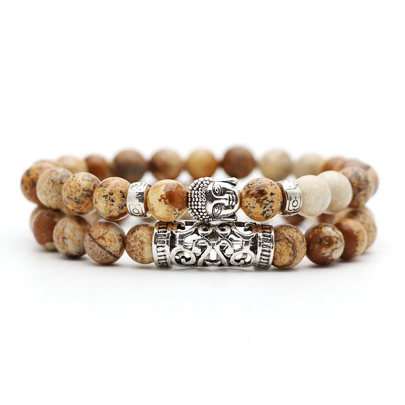 Title 15, Conjunto de pulseira de olho de pedra vulcânica
