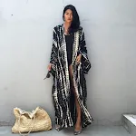DN0712 Black Beige And White