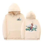 Moletom com capuz plus size feminino estilo europeu, com interior peluciado, perfeito para conforto e aquecimento em climas frios. — foto 4