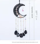 Pingente de Parede Árvore da Vida Lua, Decoração Mística para Casa, Ideal para Meditação e Relaxamento, Design Inspirador. — foto 3