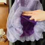 Sommerkleid für Mädchen, ärmellos, Western-Style, modisch, Pailletten, Gaze, Bud-Kleid für heiße Tage. — foto 28