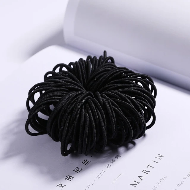 Elásticos de nylon que não machucam a cor do cabelo infantil, ideais para crianças, macios e seguros para penteados e cores. — foto 7