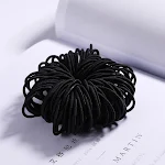 Elásticos de nylon que não machucam a cor do cabelo infantil, ideais para crianças, macios e seguros para penteados e cores. — foto 7