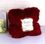 Red pillow case