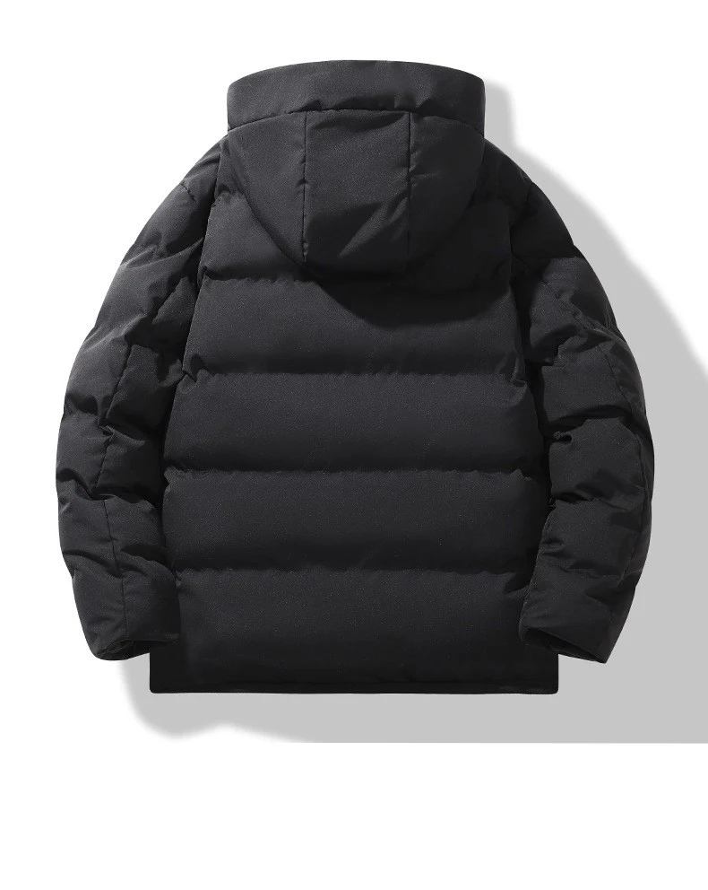 Dames jas van verdikt, warm en los katoen. De ideale winterjas voor comfort en een casual look. — foto 4