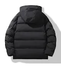 Dames jas van verdikt, warm en los katoen. De ideale winterjas voor comfort en een casual look. — foto 4