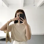 Milk Apricot Round Neck