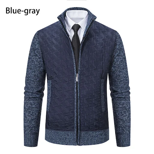 Title 16, Jaqueta OutonoInverno Gola Alta Slim Fit Manga ...