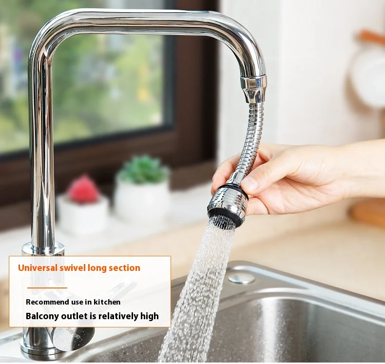 Title 6, Faucet Anti-splash Head Kitchen Shower Universa...