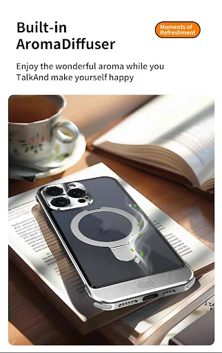 Title 5, Phone Case with Aromatherapy, Frameless Design,...