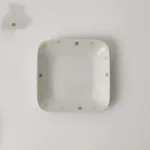 Square shallow dish