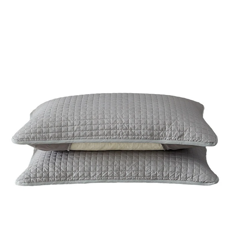 Quilted Pillowcase with Core Protection Isolation Layer for Household use. Protects the pillow core, providing a cleaner — photo 2