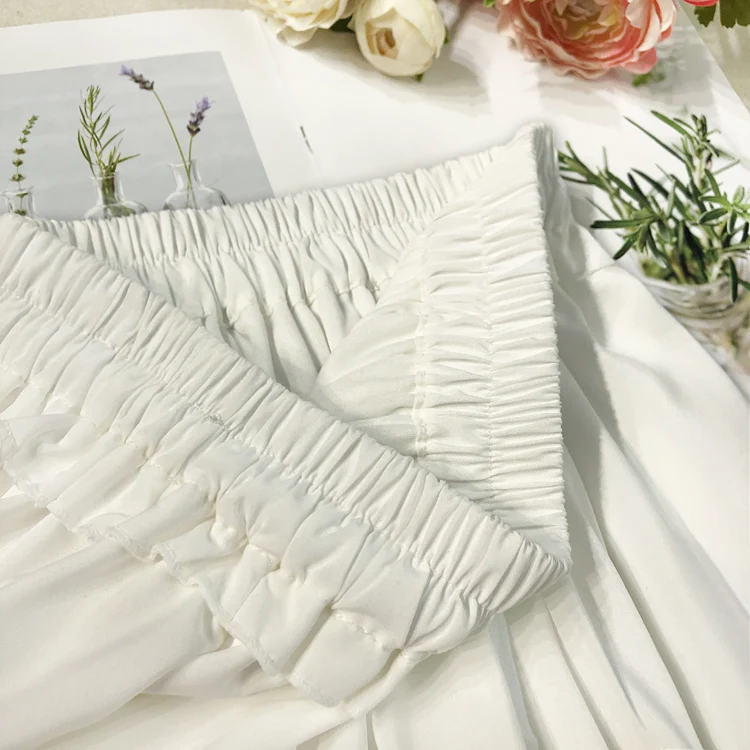 Title 3, Womens Irregular Chiffon Ruffled Skirt