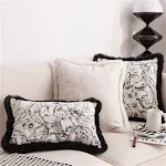 Capa de almofada Jacquard para suporte lombar. Conforto ergonômico, alívio da dor nas costas e decoração elegante para seu lar. — foto 1