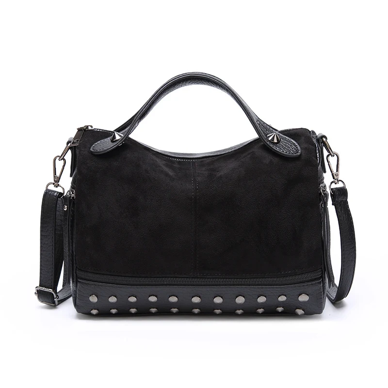 Title 5, Fashionable womens retro rivet handbag. All-ma...