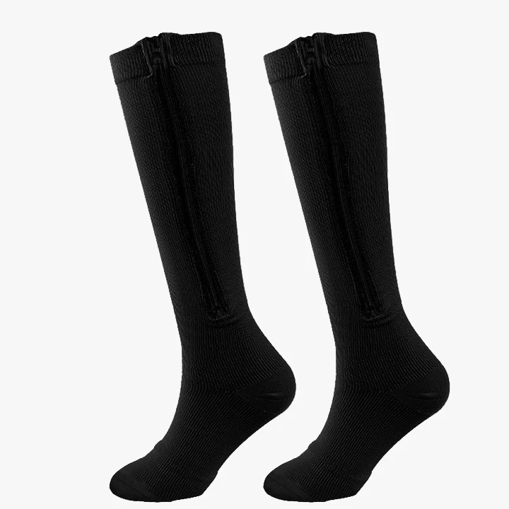 Men's and Women's Simple Solid Color Sports Compression Socks. Improve performance, reduce muscle fatigue, and enhance r — photo 2
