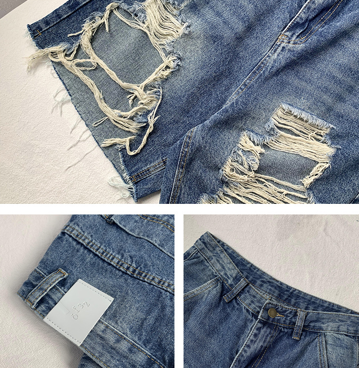Title 1, Ruffian Casual Retro Gescheurde Jeans Dames Com...