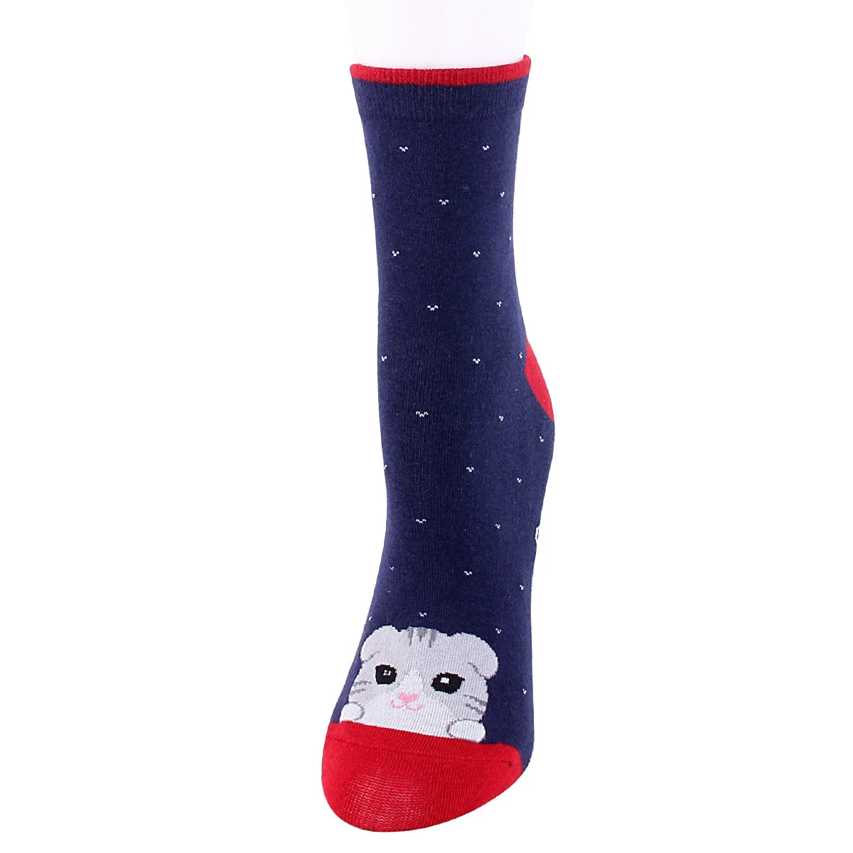 Leuke cartoon puppy sokken, zweetabsorberend, voor droge en comfortabele voeten. Perfect voor dagelijks gebruik en een geweldig cadeau-idee. — foto 1